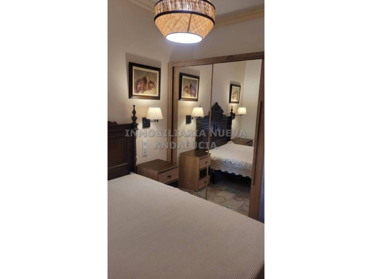 Dormitori de Casa o xalet de lloguer en Alhama de Almería amb Aire condicionat, Jardí privat i Moblat