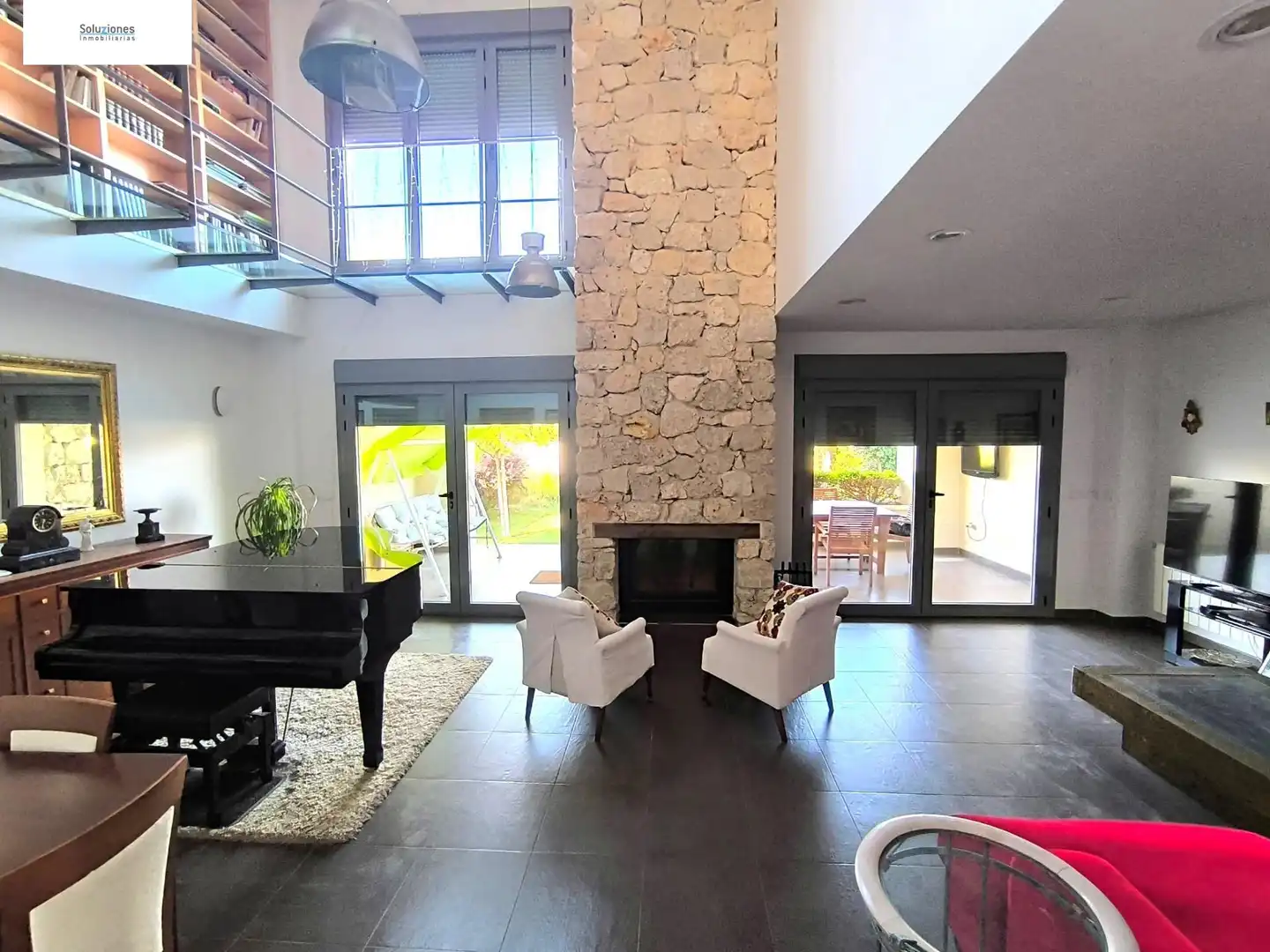 Sala de estar de Casa o chalet en venta en Albacete con Aire acondicionado, Calefacción y Jardín privado