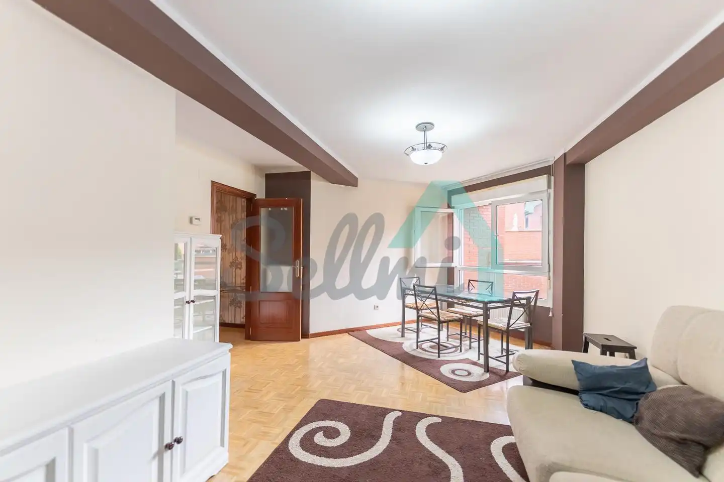 Sala d'estar de Pis en venda en Castrillón amb Calefacció, Parquet i Terrassa