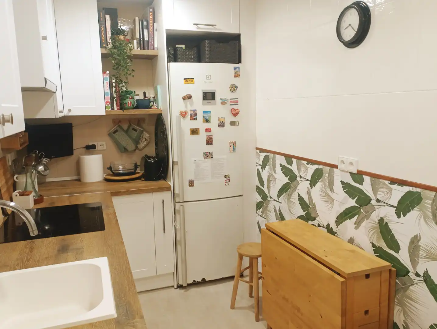 Cocina de Piso en venta en L'Hospitalet de Llobregat con Aire acondicionado, Parquet y Terraza