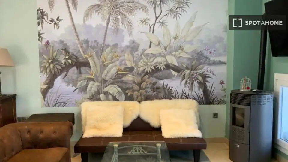 Living room of Flat for rent in Cullera  with Air Conditioner, Heating and Furnished