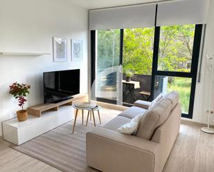 Living room of Flat to rent in Girona Capital  with Air Conditioner, Terrace and Storage room