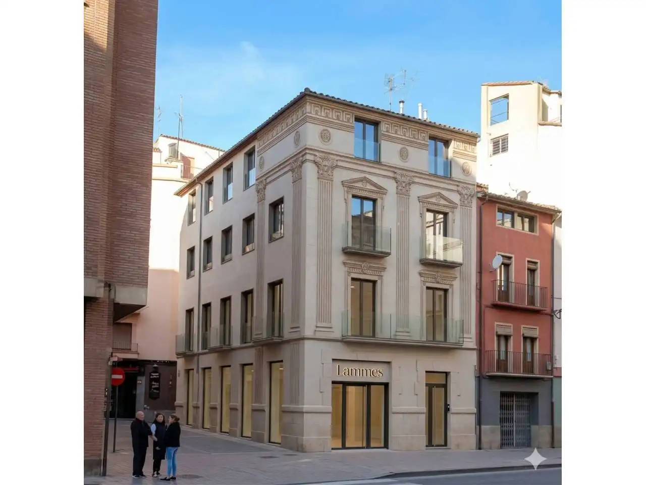 Vista exterior de Piso en venta en Barbastro con Aire acondicionado, Calefacción y Parquet
