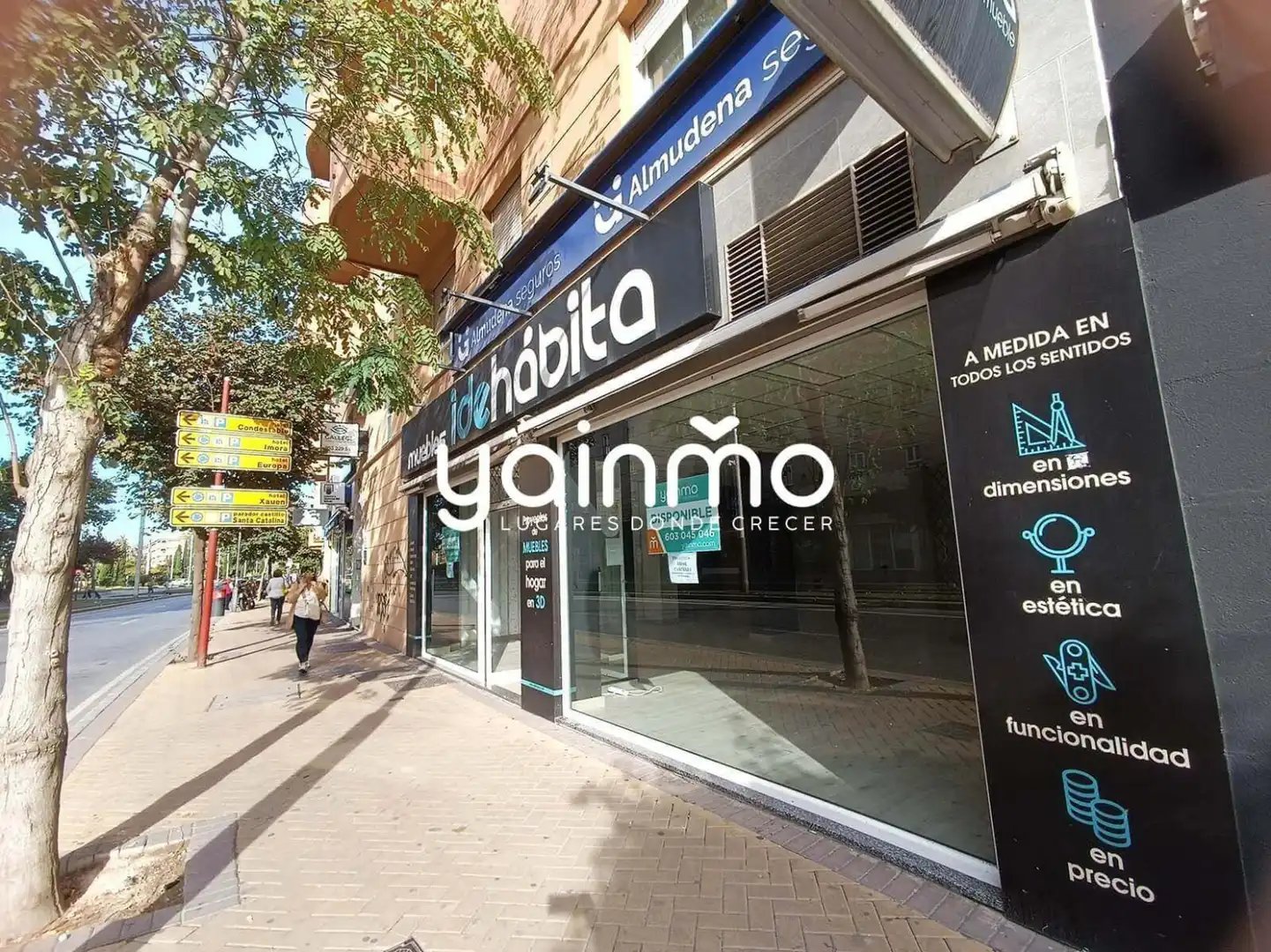 Vista exterior de Local de alquiler en Jaén