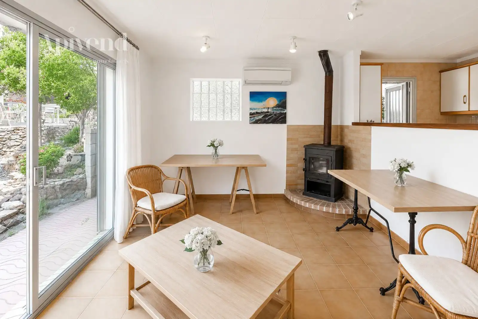 Living room of Houses for sale in Roses  with Air Conditioner, Heating and Private garden