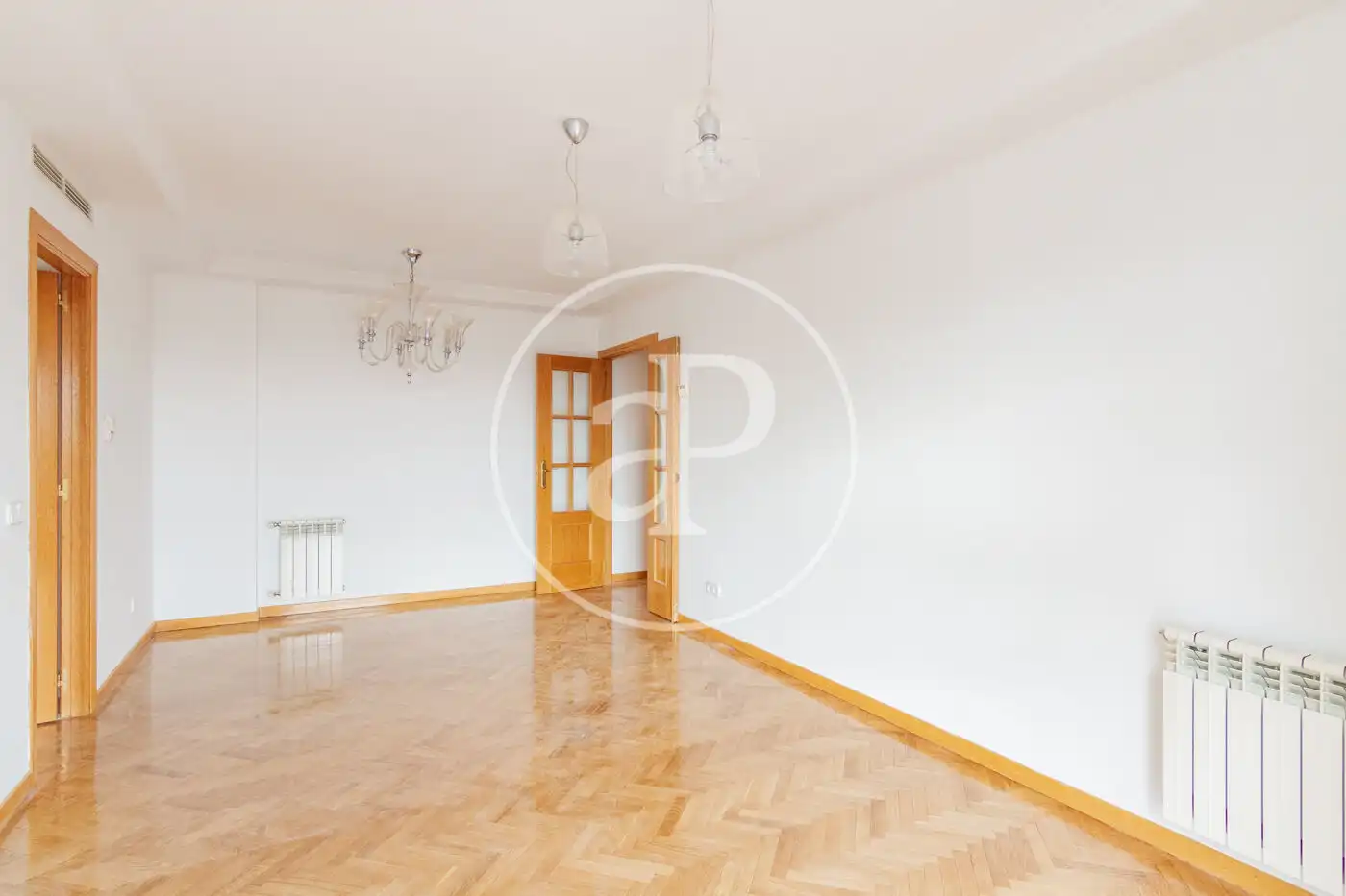 Sala de estar de Piso de alquiler en Madrid con Aire acondicionado, Calefacción y Jardín privado