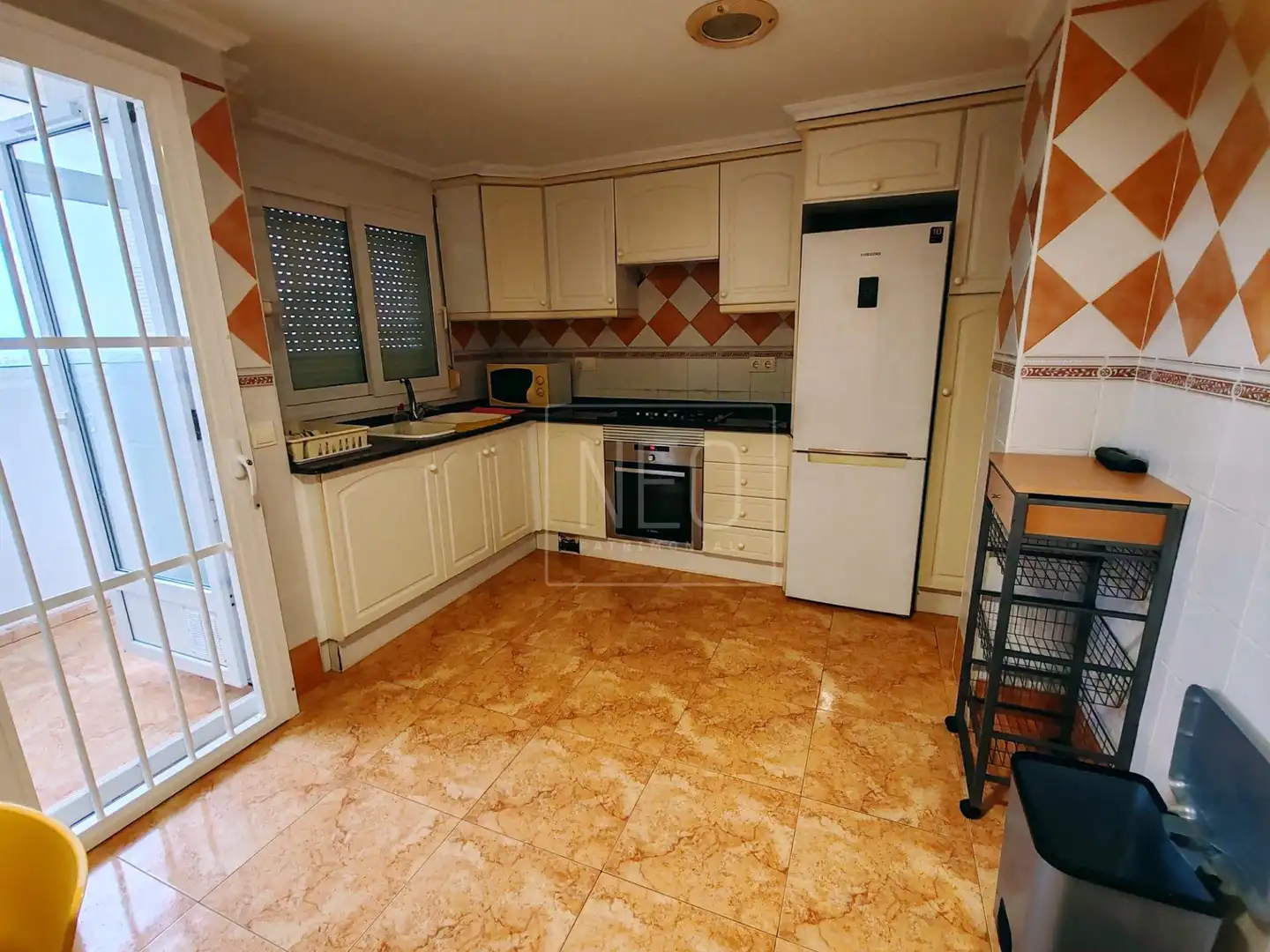 Cocina de Ático en venta en Tavernes de la Valldigna con Aire acondicionado, Terraza y Piscina comunitaria