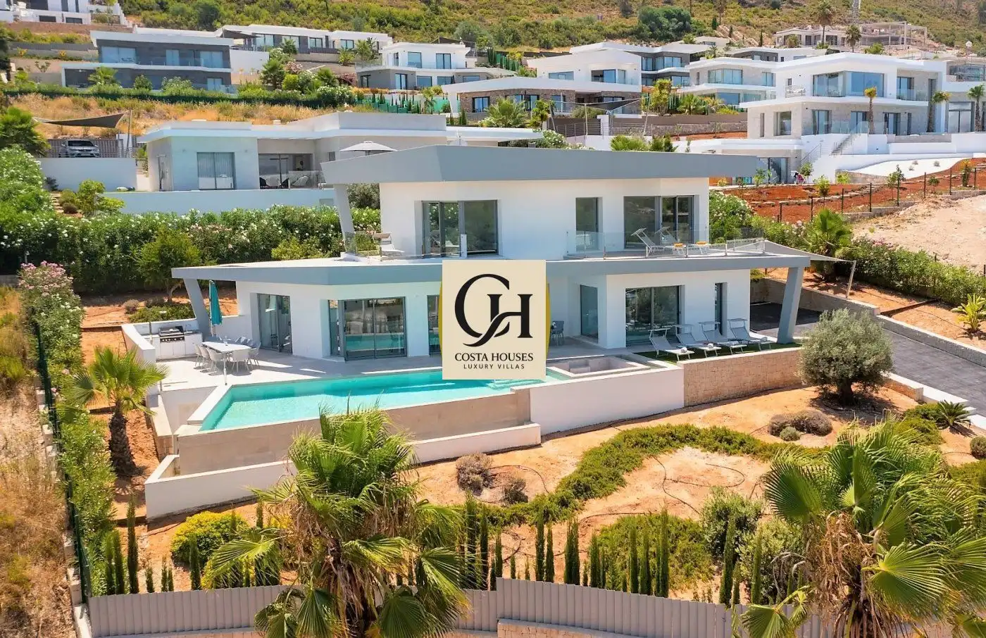 Exterior view of Houses for sale in Jávea / Xàbia  with Air Conditioner, Private garden and Terrace