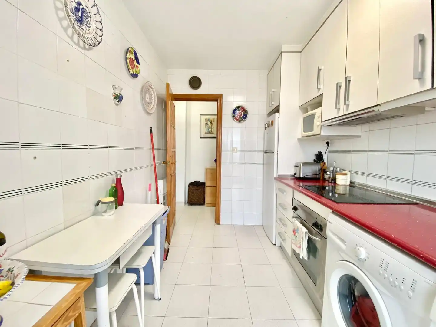 Cuina de Apartament de lloguer en San Pedro del Pinatar amb Aire condicionat, Calefacció i Terrassa
