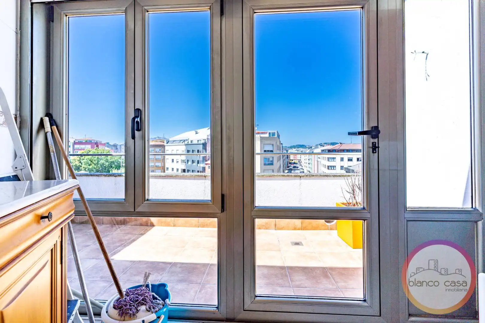 Balcony of Flat for sale in Carballo  with Heating, Terrace and Storage room