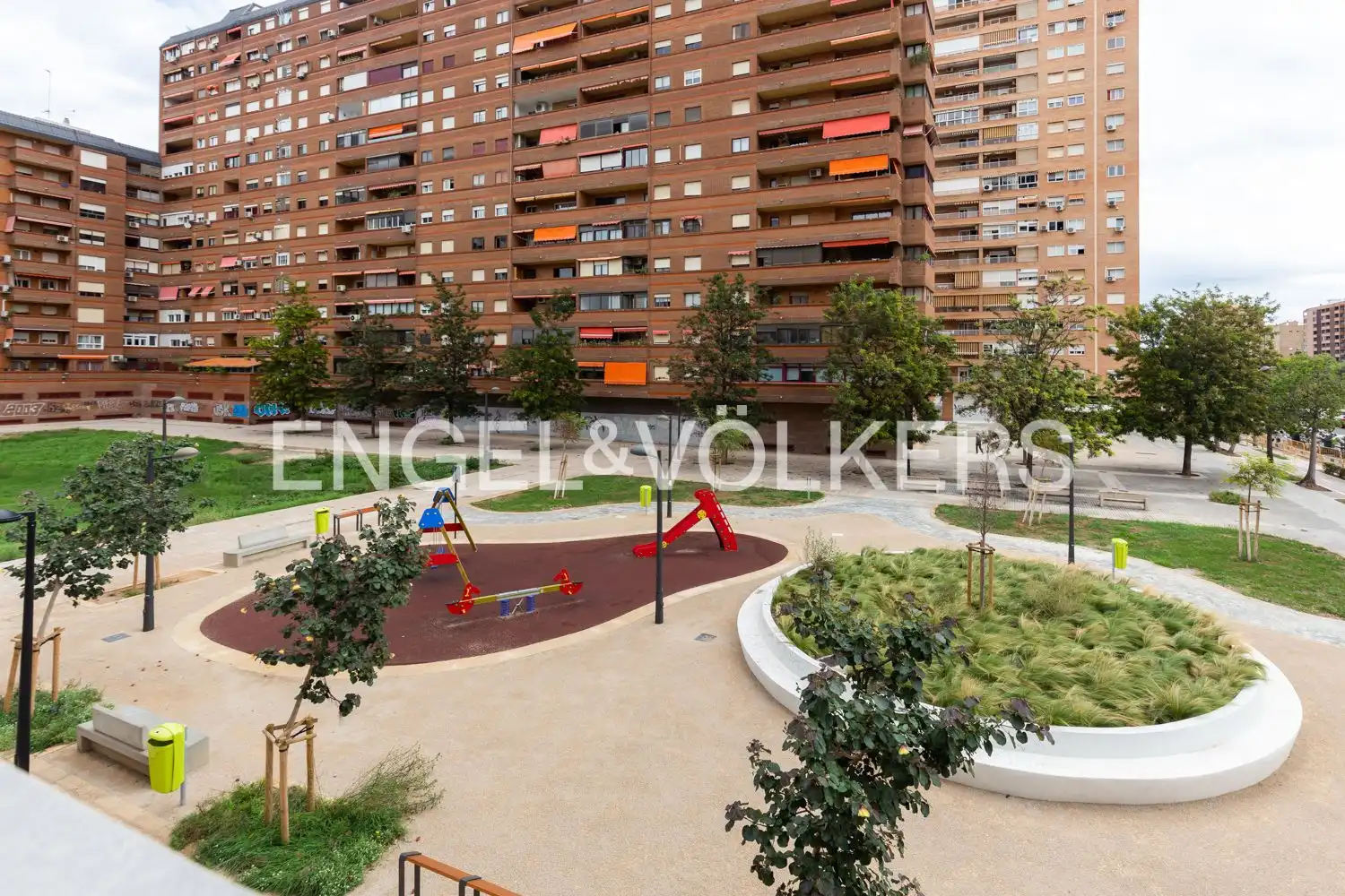 Terrace of Flat for rent in Valencia  with Air Conditioner, Heating and Terrace