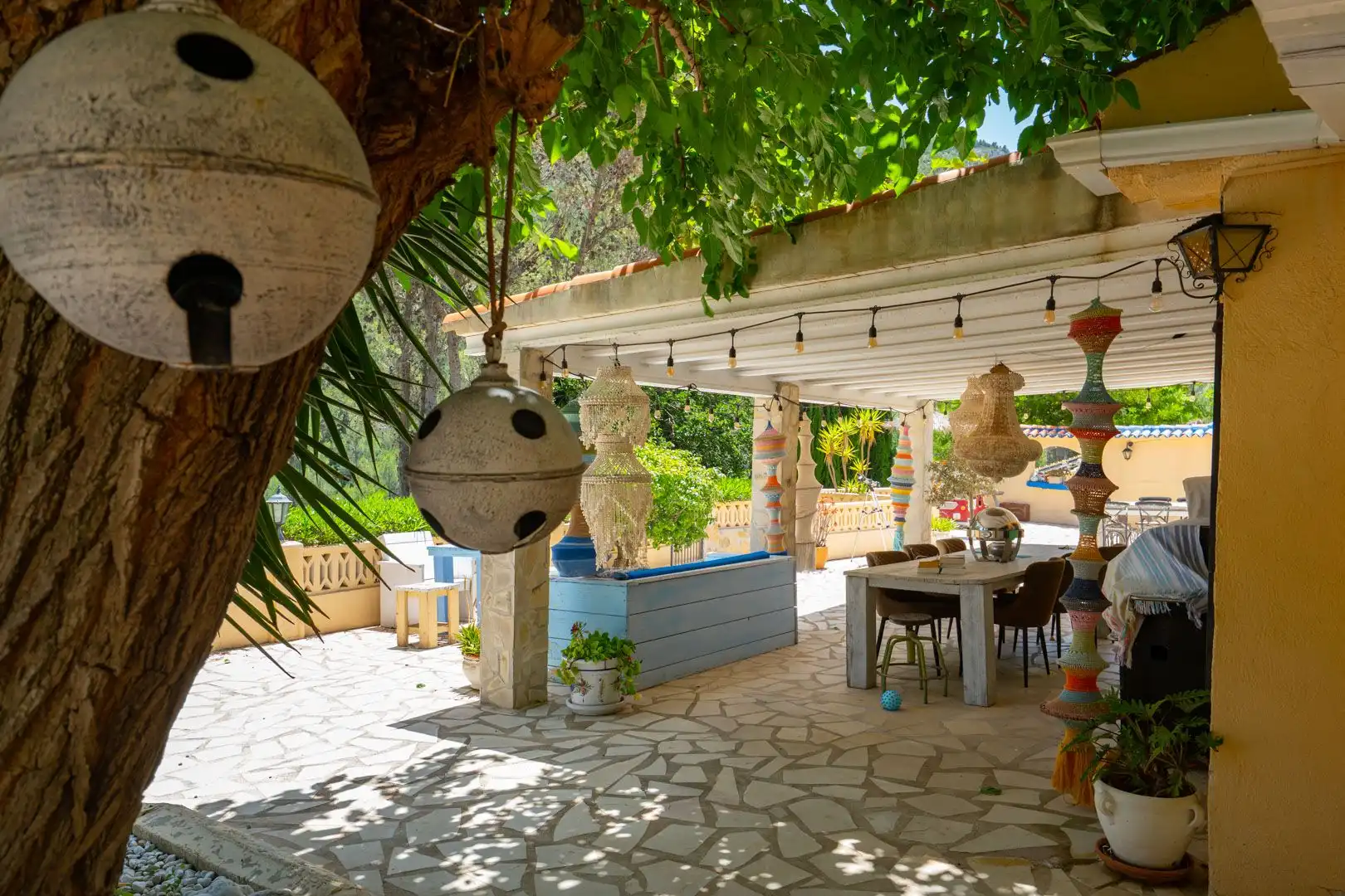 Terraza de Casa o chalet en venta en Castell de Castells con Aire acondicionado, Calefacción y Jardín privado