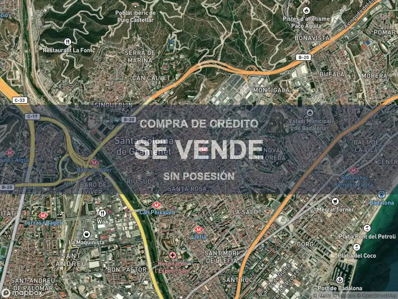 Vista exterior de Pis en venda en Santa Coloma de Gramenet