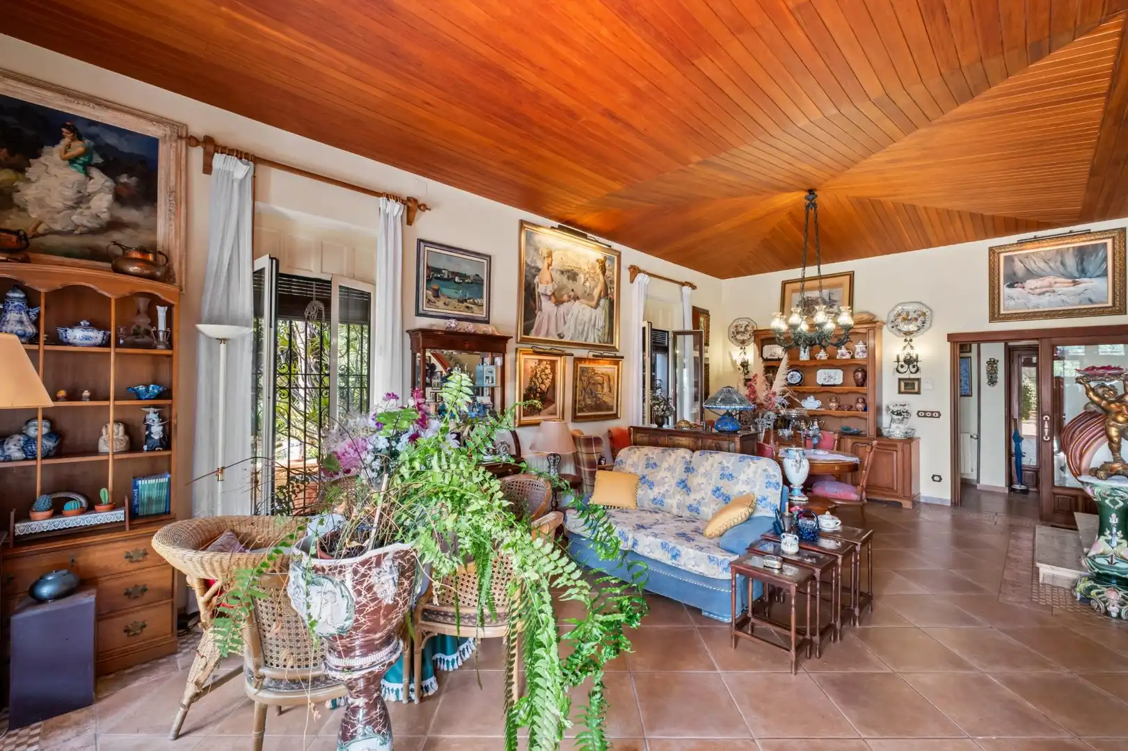 Sala de estar de Casa o chalet en venta en Elche / Elx con Aire acondicionado, Calefacción y Jardín privado