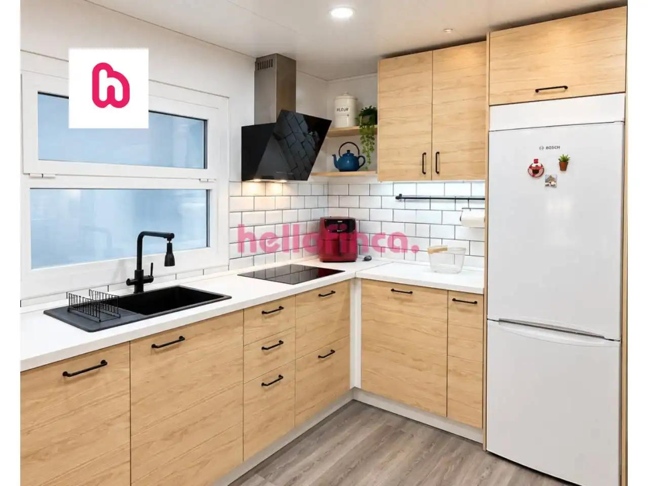 Kitchen of Flat for sale in Terrassa  with Air Conditioner, Heating and Parquet flooring