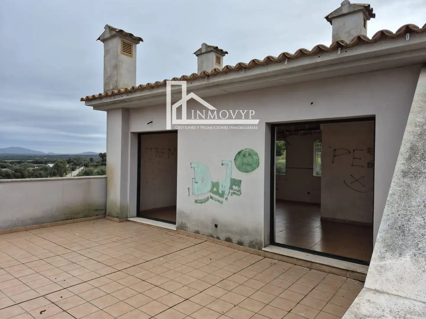 Terrasse von Dachboden zum Verkauf in Maria de la Salut mit Terrasse und Abstellraum