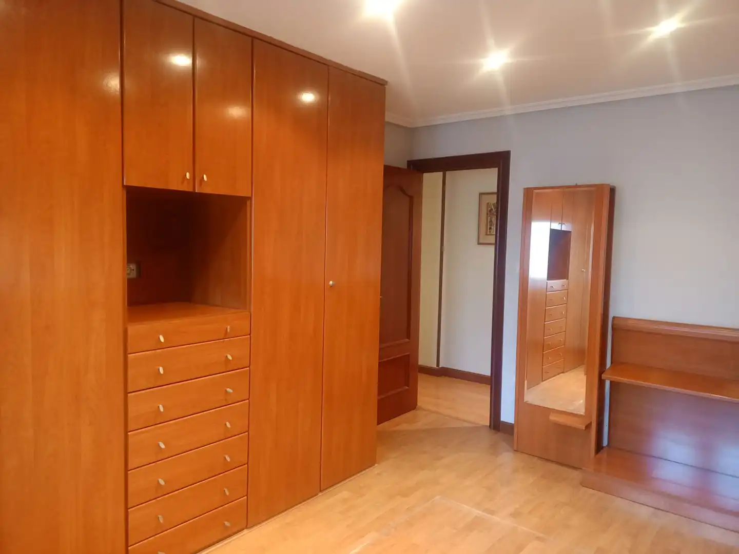 Schlafzimmer von Wohnung zum Verkauf in Gijón  mit Heizung, Terrasse und Möbliert