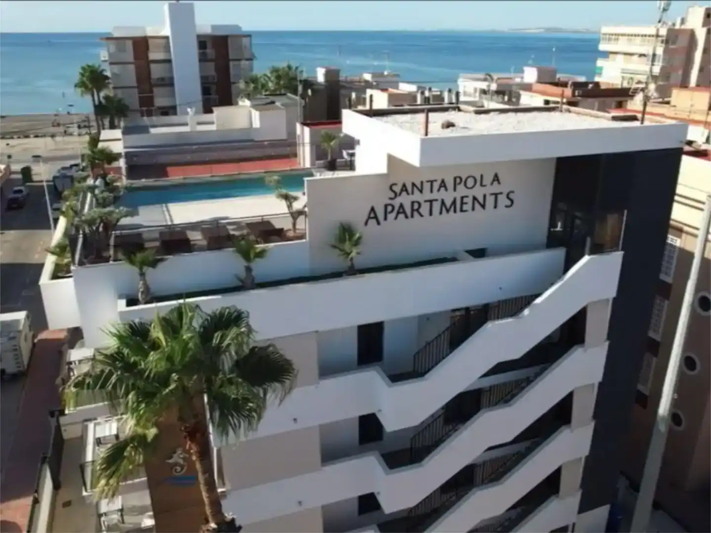 Exterior view of Commercial properties for sale in Santa Pola  with Air Conditioner