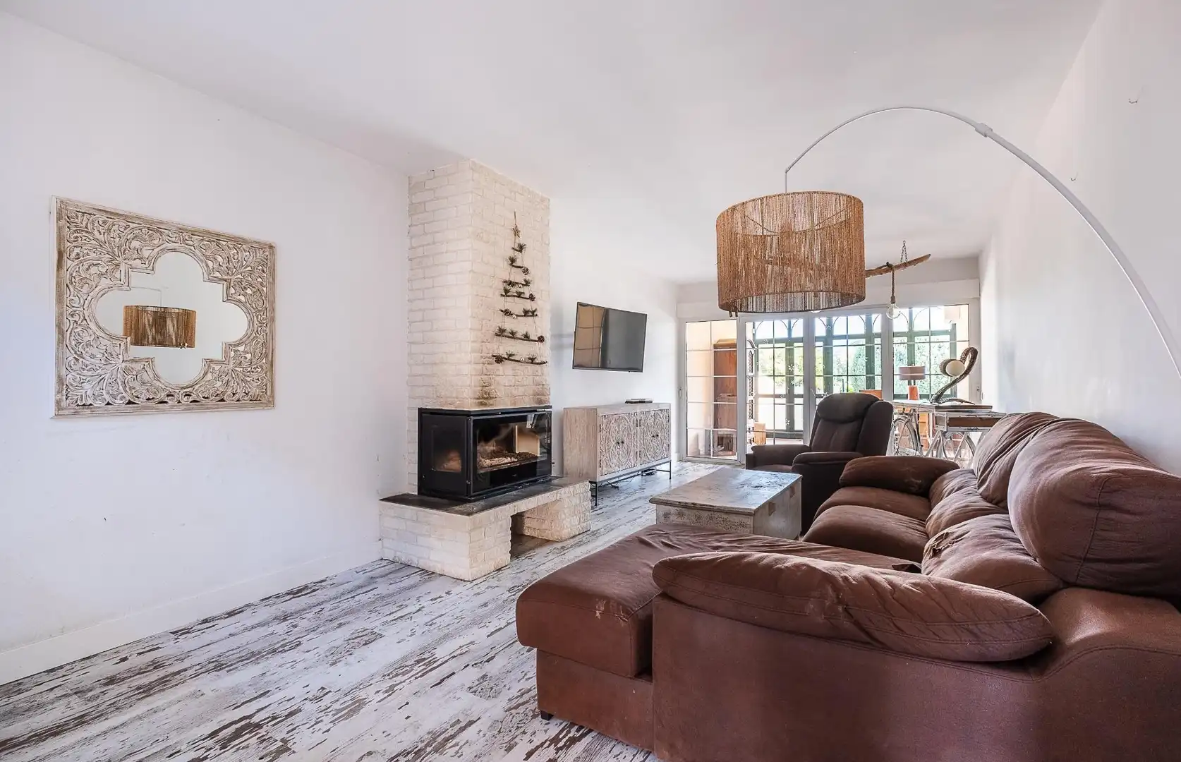 Sala de estar de Casa adosada en venta en Guadarrama con Aire acondicionado, Calefacción y Piscina