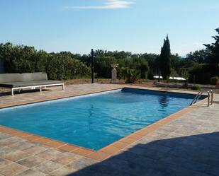 Swimming pool of House or chalet for sale in Pedret i Marzà  with Air Conditioner and Swimming Pool