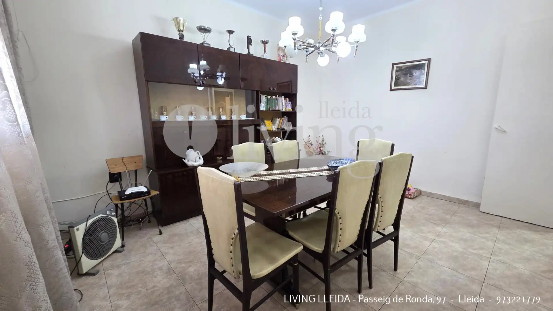 Dining room of Houses for sale in Lleida  with Heating, Private garden and Storage room