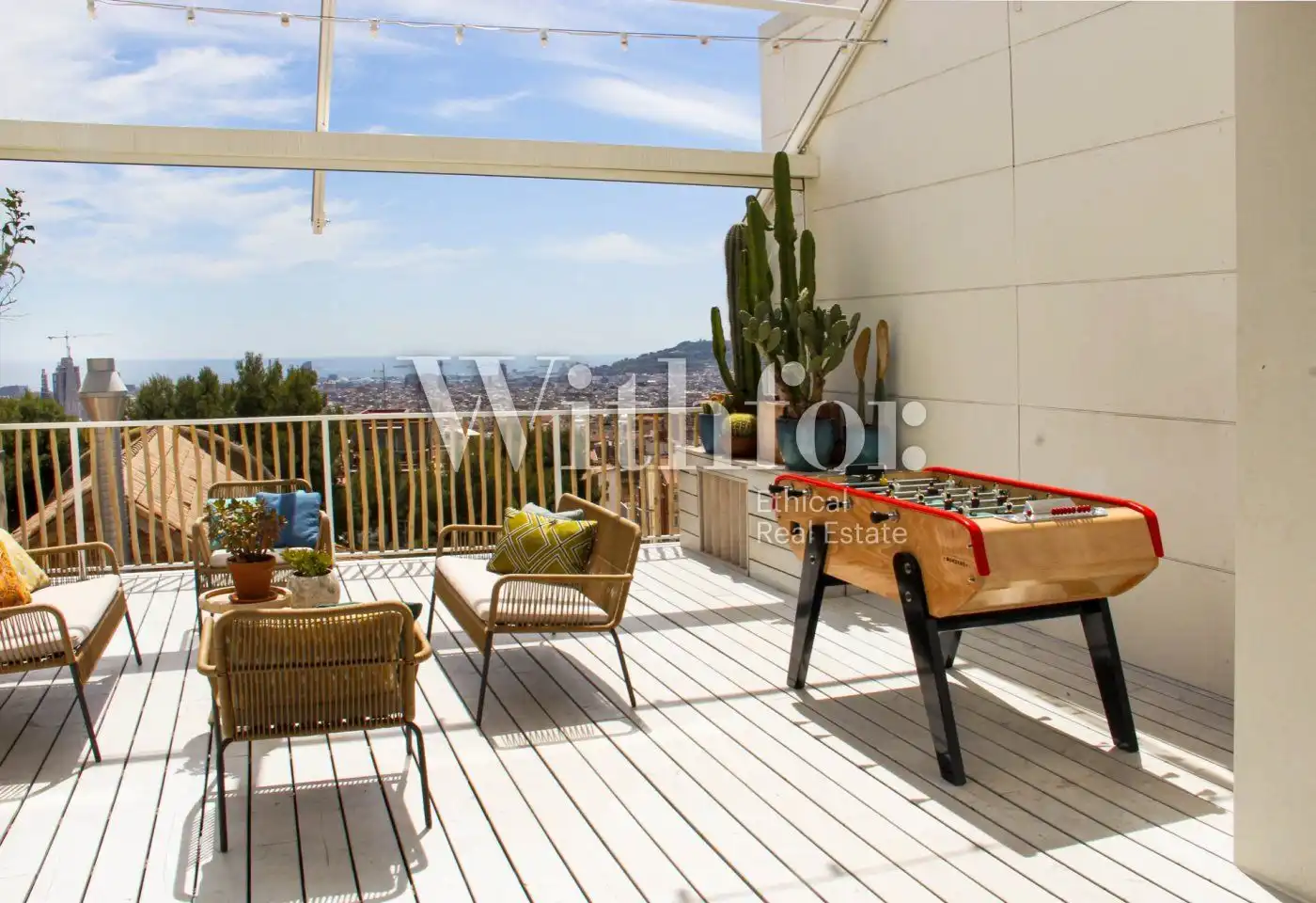 Terraza de Casa o chalet de alquiler en Barcelona con Aire acondicionado, Calefacción y Terraza