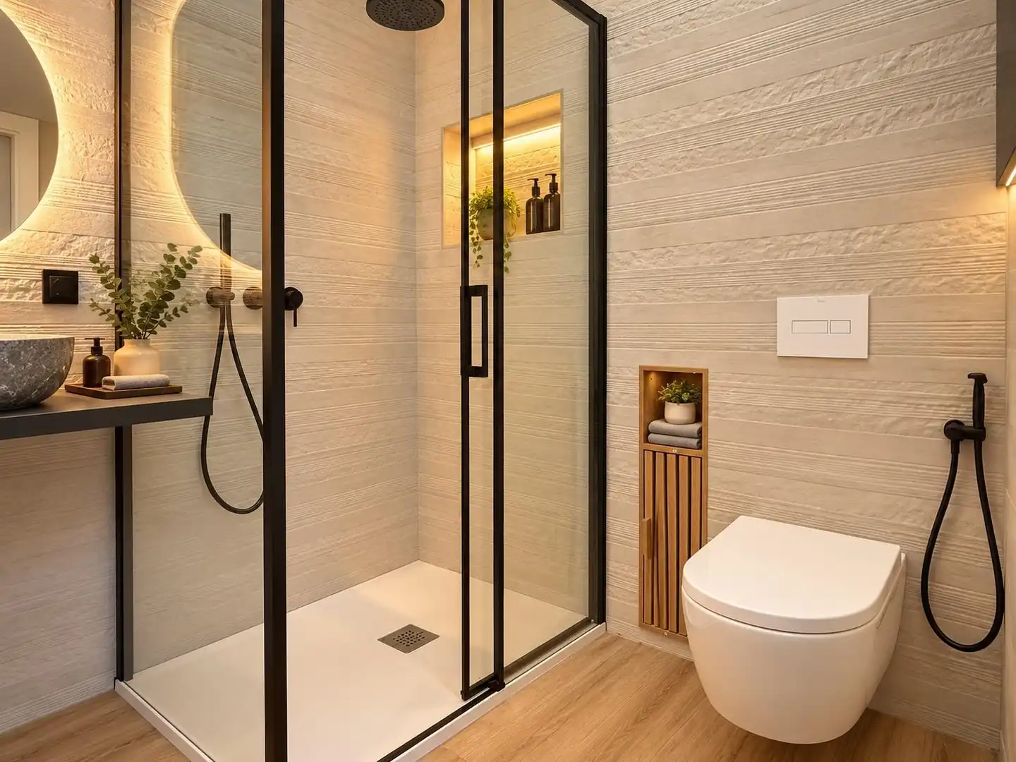 Baño de Planta baja en venta en Terrassa con Aire acondicionado, Calefacción y Parquet
