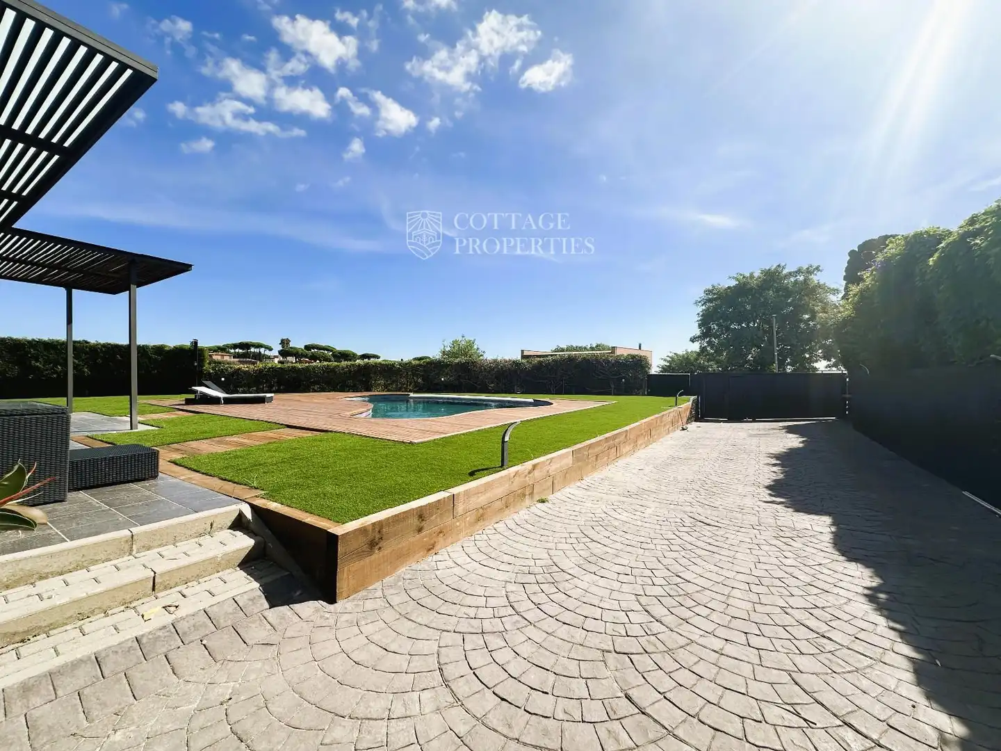 Terraza de Casa o chalet en venta en Sant Vicenç de Montalt con Aire acondicionado, Calefacción y Piscina