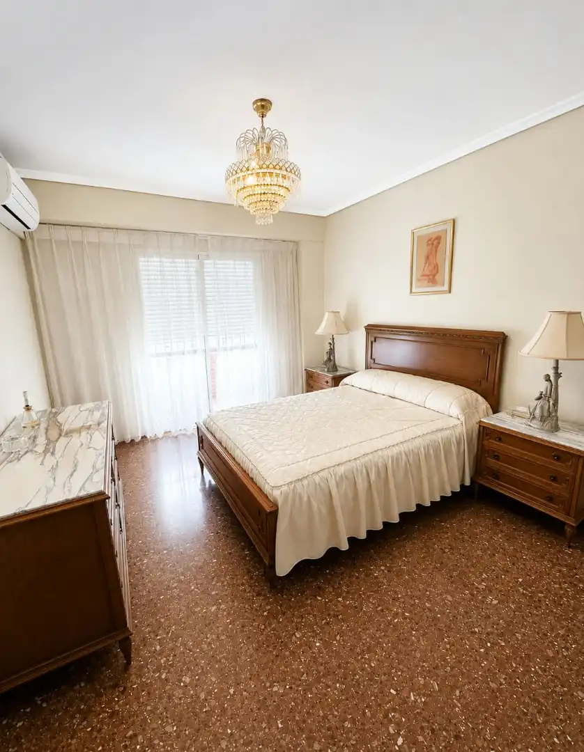 Bedroom of Flat for rent in Valencia  with Air Conditioner, Furnished and Oven