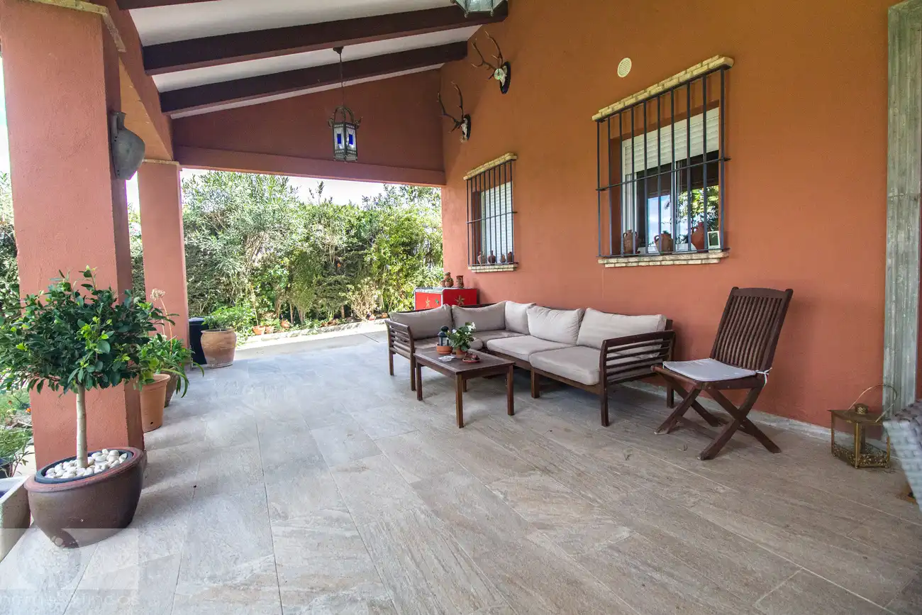 Terrassa de Finca rústica en venda en Cartaya amb Jardí privat, Traster i Piscina