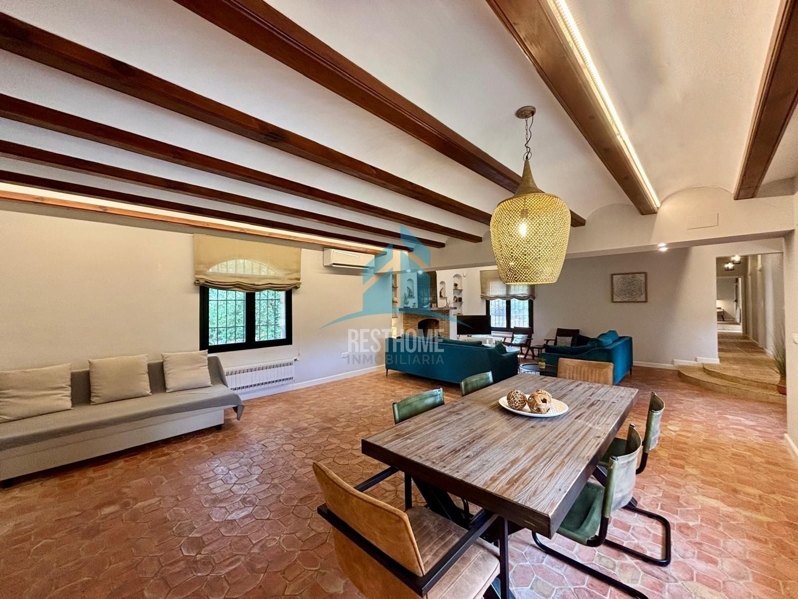 Living room of House or chalet to rent in Dénia  with Air Conditioner, Heating and Private garden