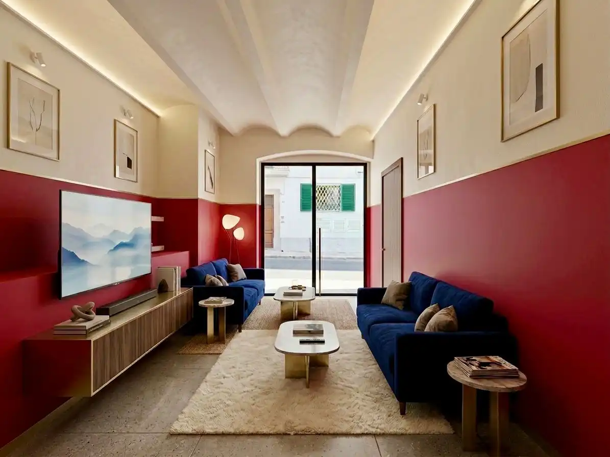 Living room of Ground floor for sale in Barcelona