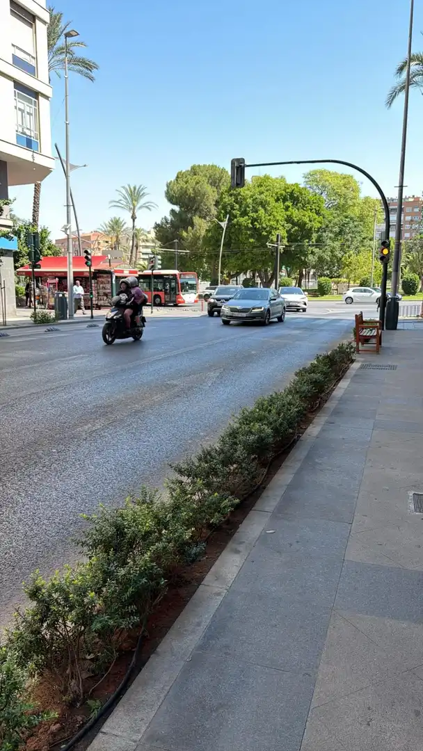 Vista exterior de Piso de alquiler en Murcia con Aire acondicionado, Calefacción y Jardín privado