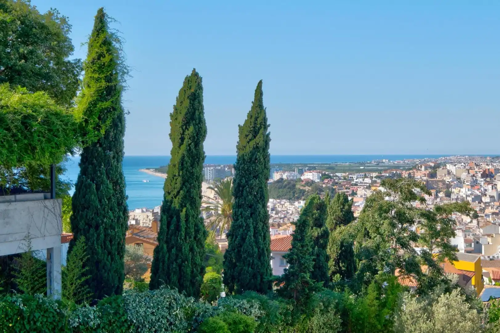 Vista exterior de Casa o chalet en venta en Blanes con Calefacción, Jardín privado y Piscina