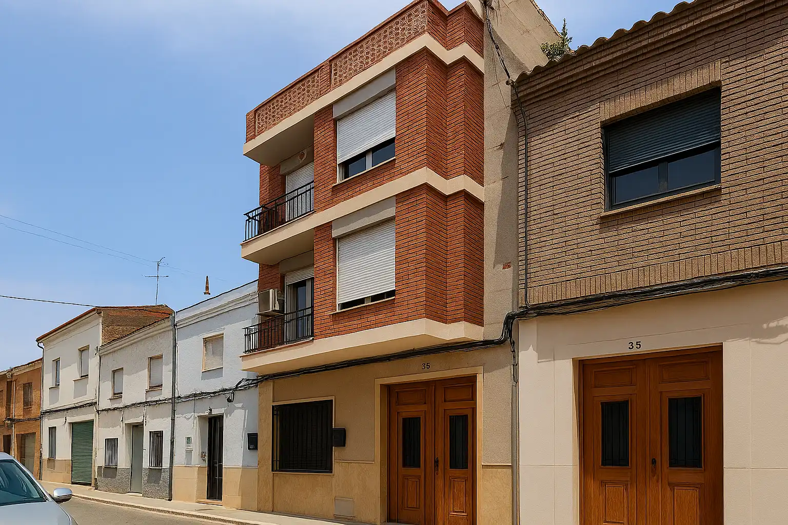 Vista exterior de Piso en venta en Benaguasil