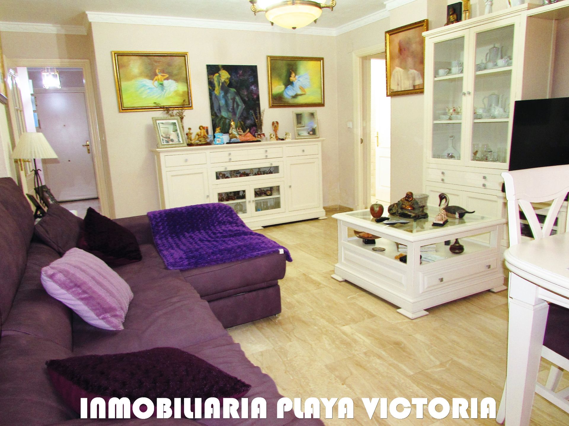 Living room of Flat for sale in  Cádiz Capital  with Air Conditioner