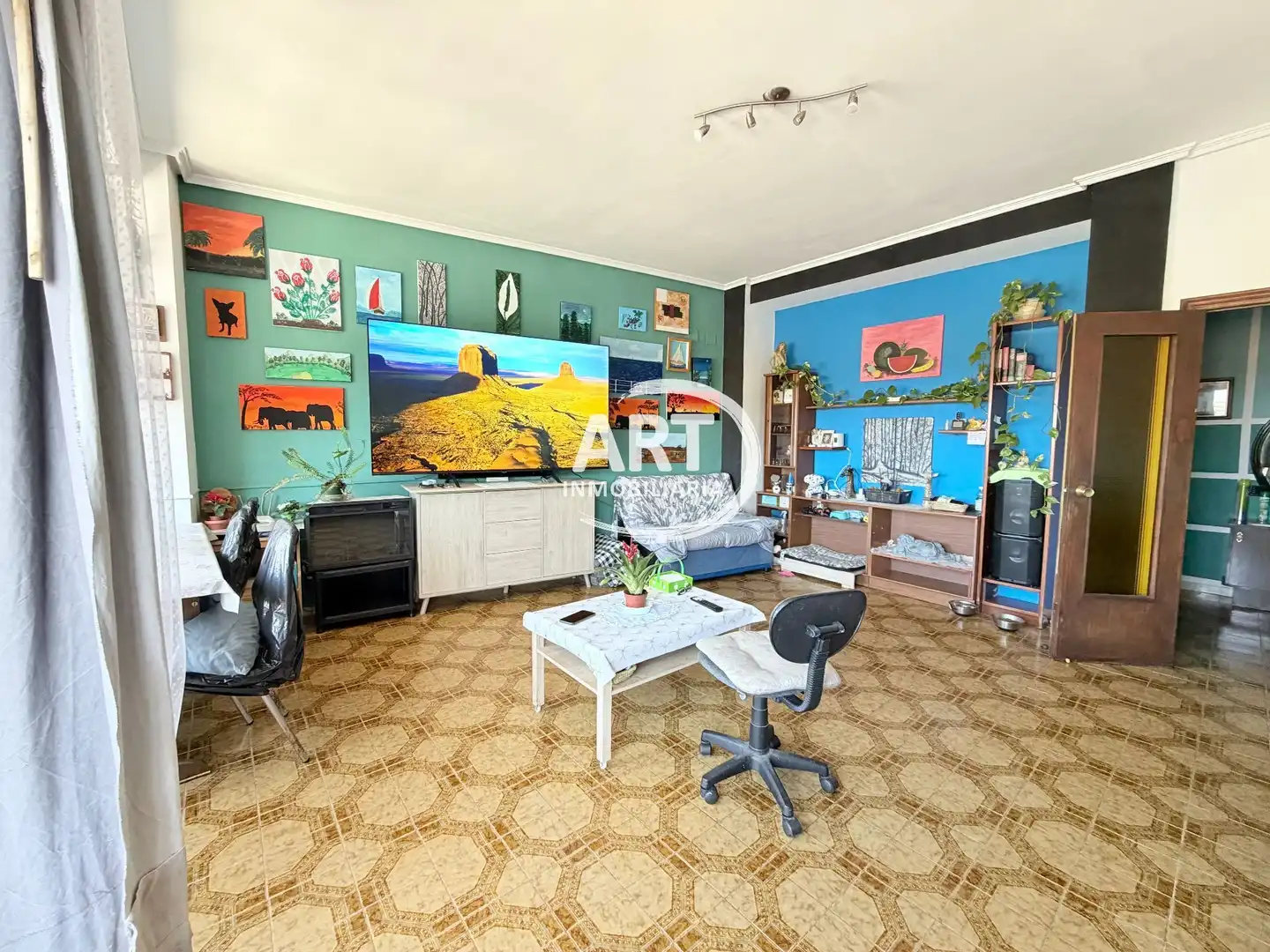 Sala de estar de Piso en venta en Benissanó con Terraza