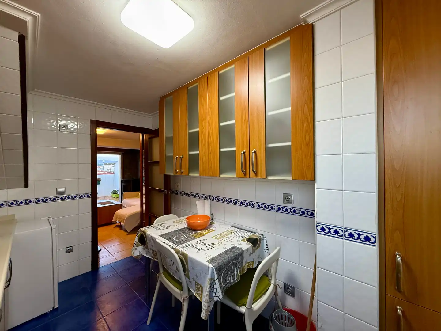 Kitchen of Attic for sale in O Grove    with Terrace, Storage room and Furnished