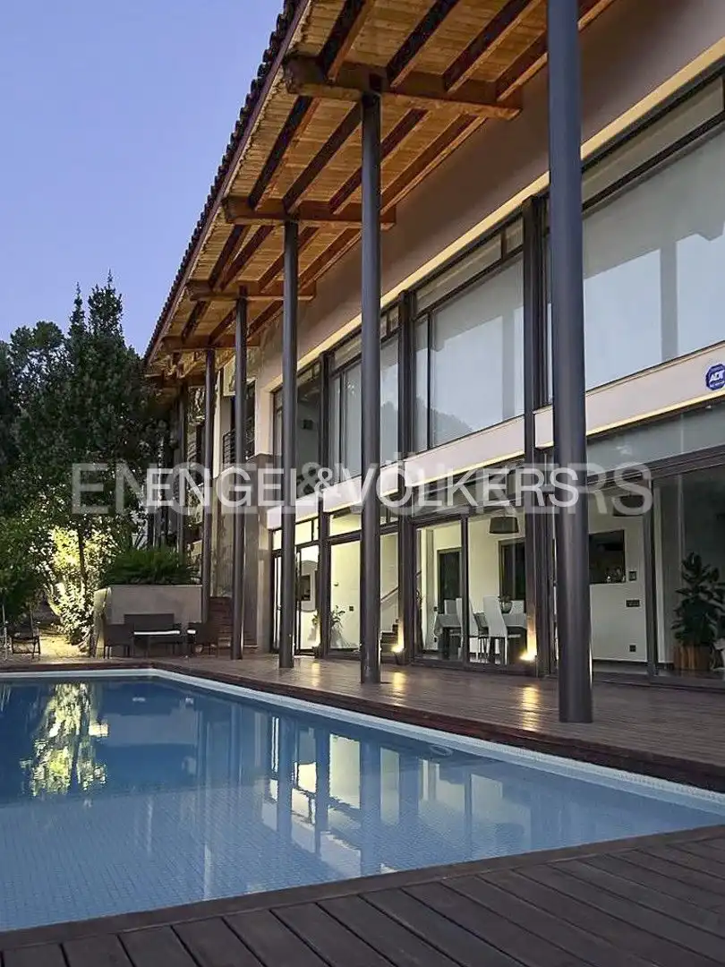 Terrassa de Casa o xalet en venda en Olivella amb Aire condicionat, Calefacció i Jardí privat