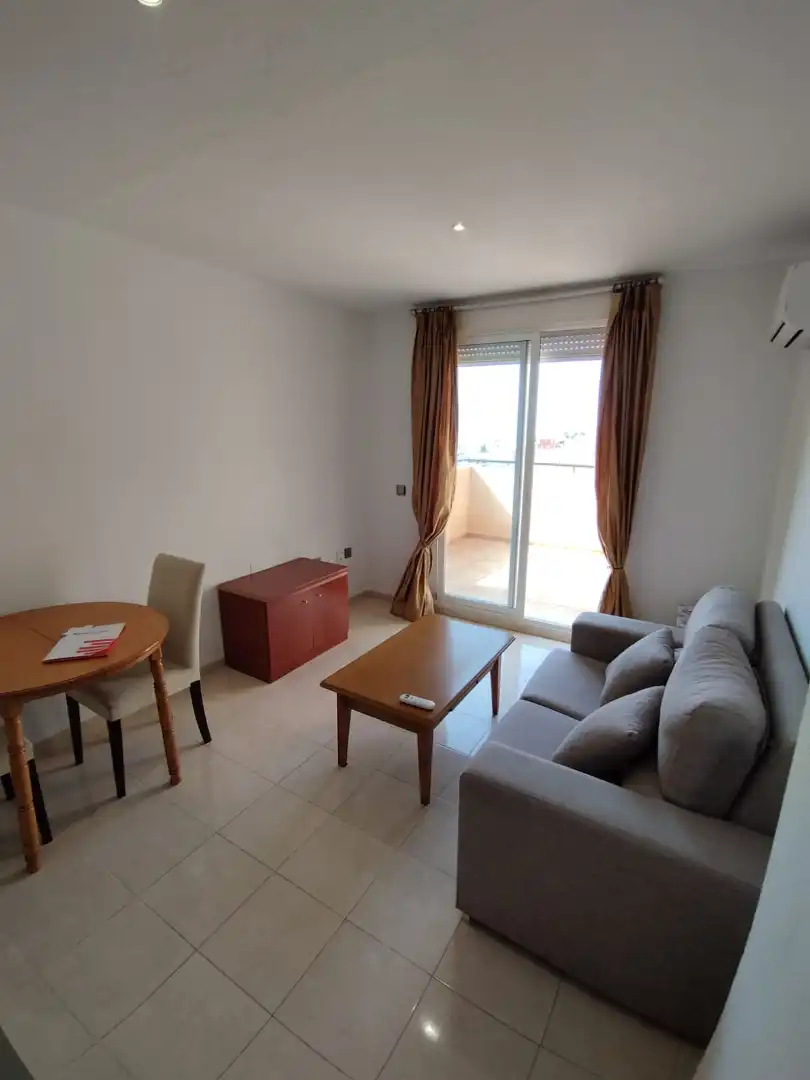 Living room of Flat for rent in Vícar  with Air Conditioner, Terrace and Furnished