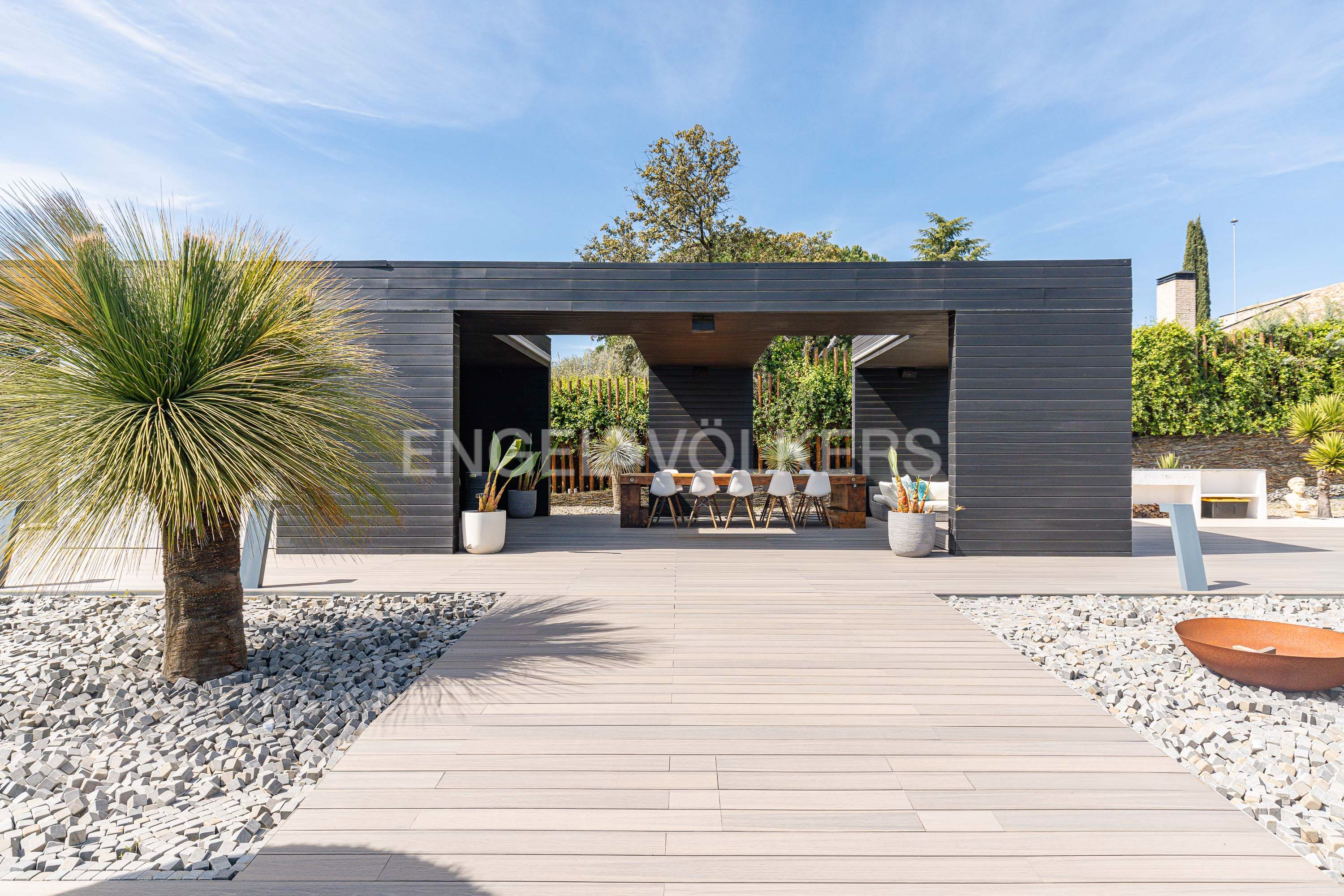 Terraza de Casa o chalet en venta en Las Rozas de Madrid con Aire acondicionado, Calefacción y Jardín privado