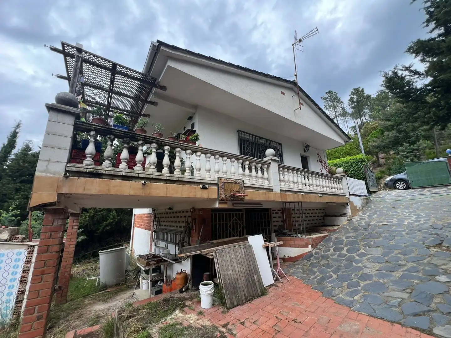 Vista exterior de Casa o xalet en venda en Tordera amb Jardí privat