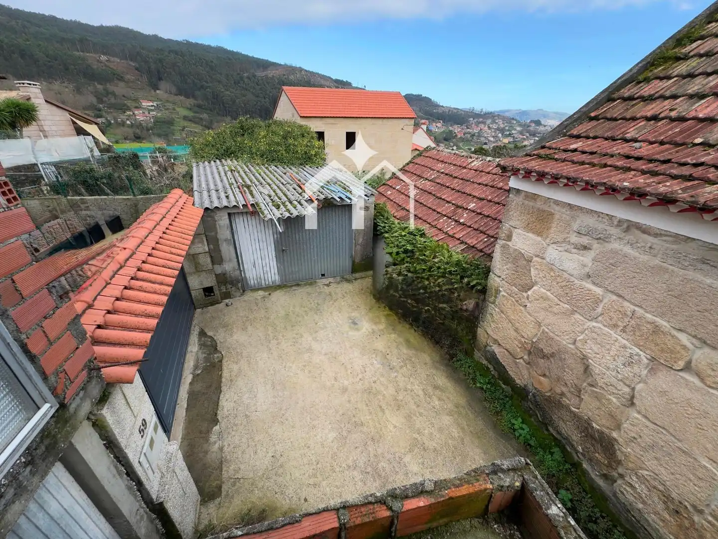 Vista exterior de Casa o chalet en venta en Moaña con Calefacción, Terraza y Amueblado