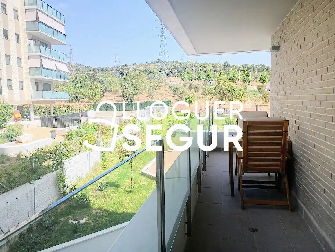 Balcony of Flat for rent in Viladecans  with Air Conditioner, Terrace and Swimming Pool