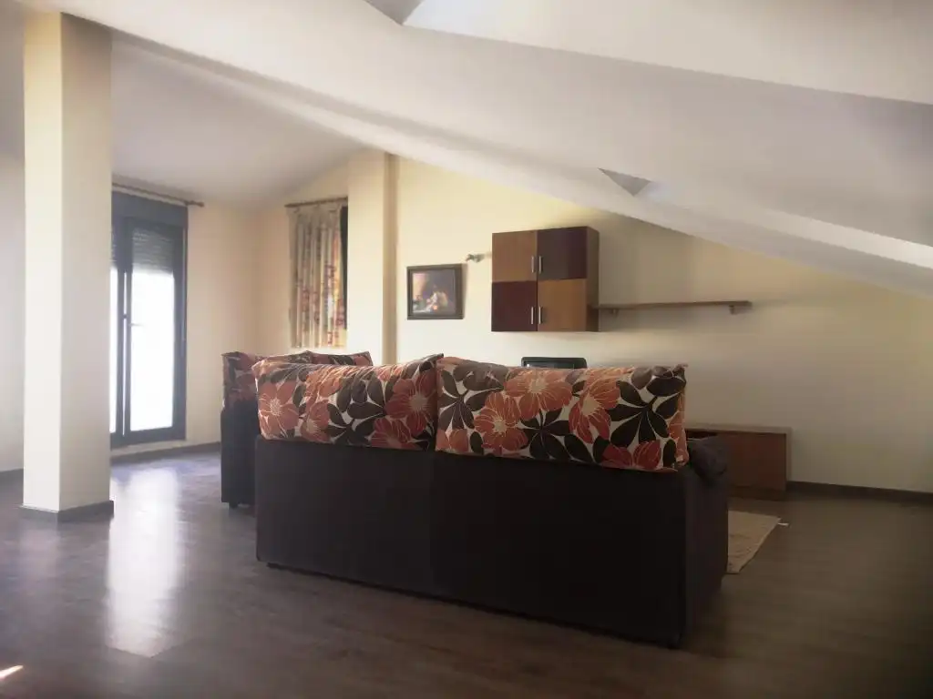 Living room of Flat for sale in La Puebla de Castro  with Heating, Parquet flooring and Terrace