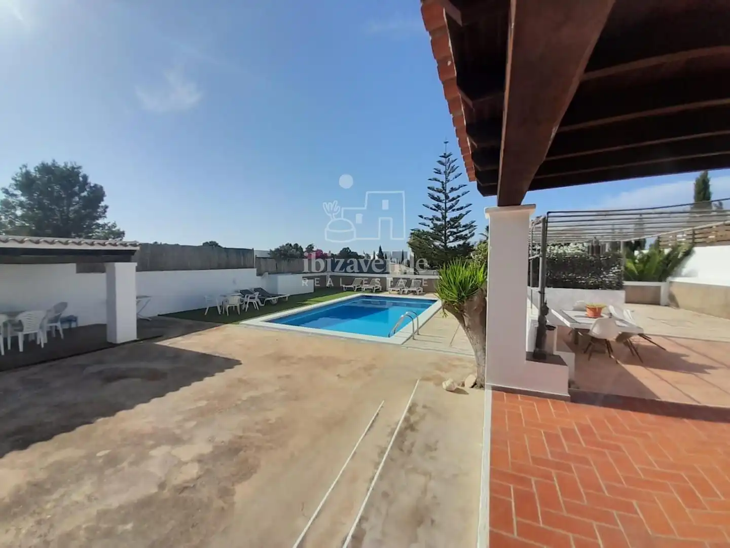 Piscina de Casa o xalet en venda en Sant Josep de sa Talaia amb Aire condicionat, Calefacció i Parquet
