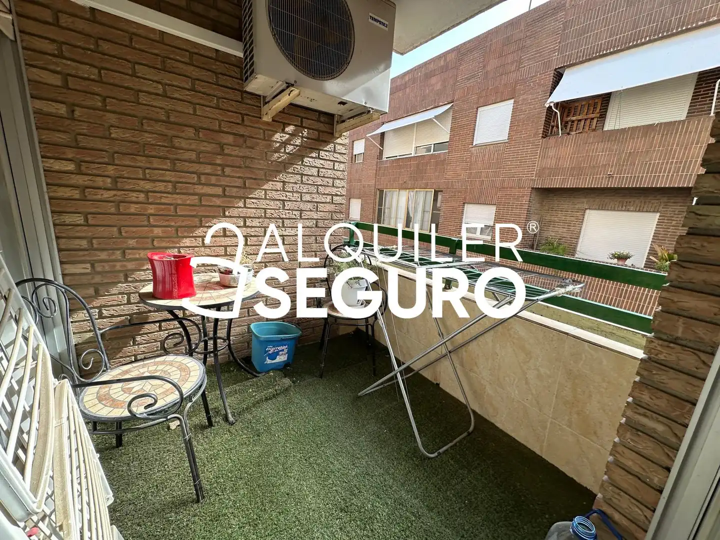 Balcony of Flat for rent in Alfafar  with Air Conditioner, Terrace and Furnished