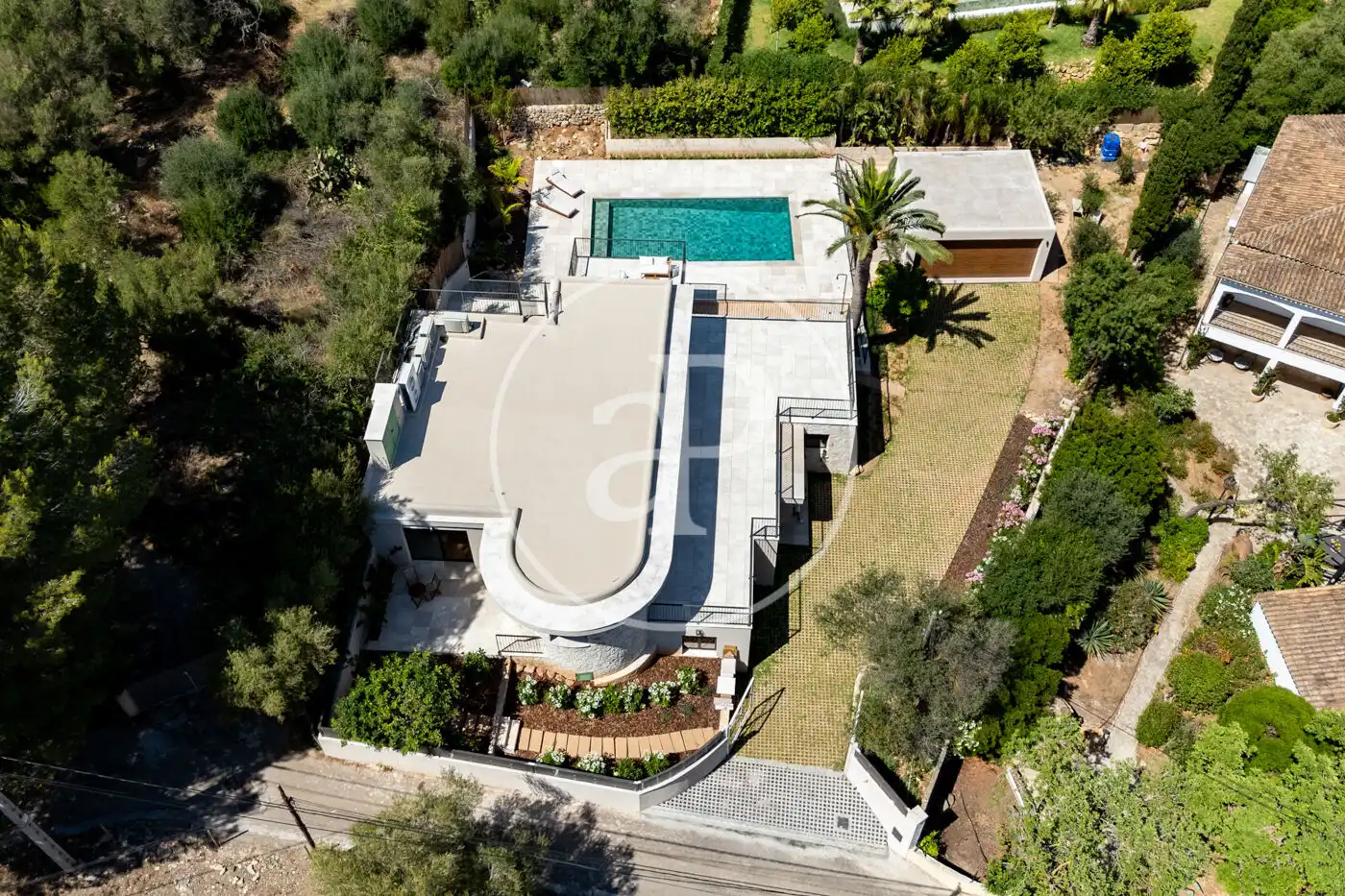 Vista exterior de Pis en venda en Calvià amb Aire condicionat, Calefacció i Jardí privat