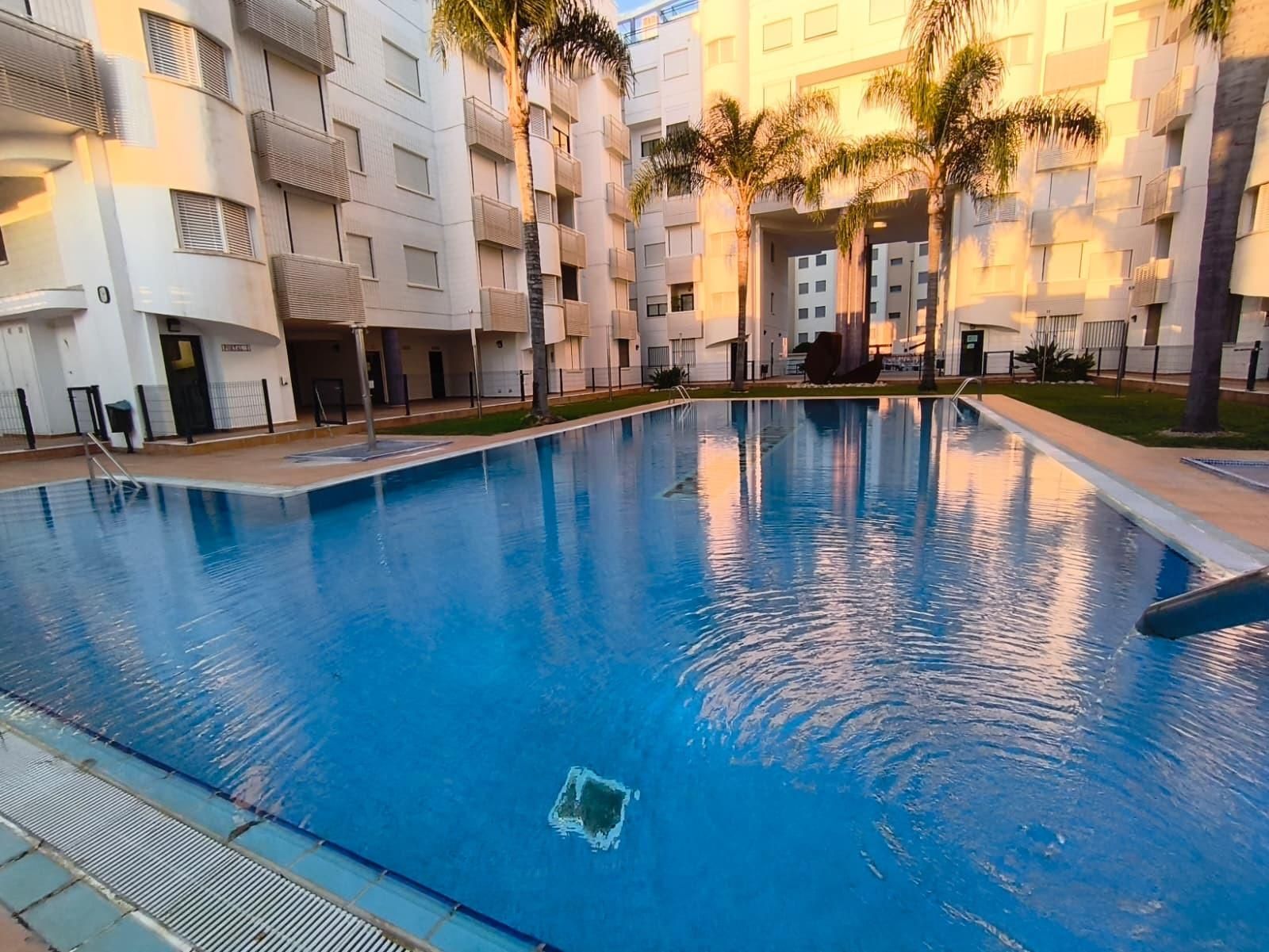 Schwimmbecken von Wohnungen miete in Daimús mit Klimaanlage, Heizung und Privatgarten