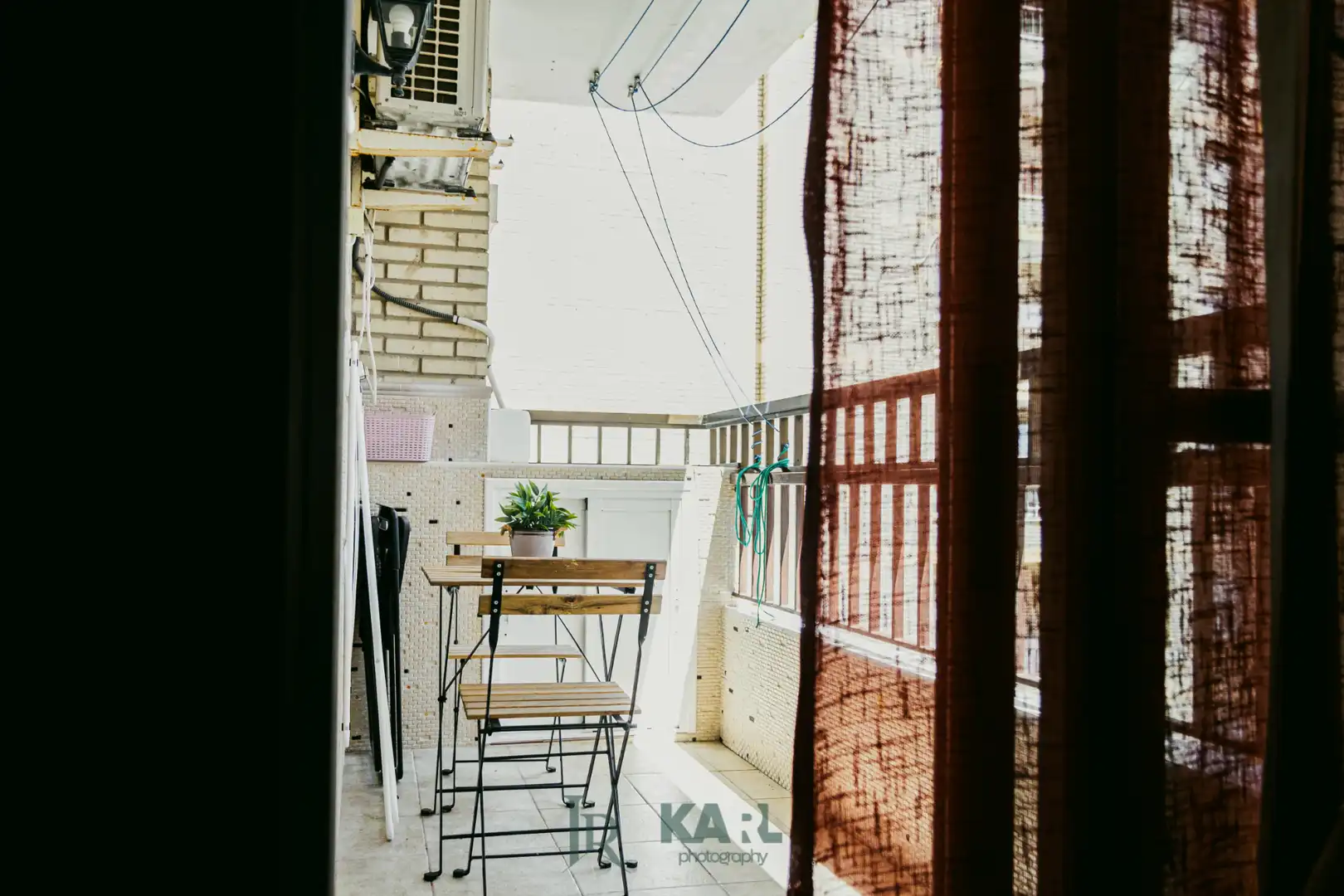 Terraza de Piso de alquiler en Málaga con Aire acondicionado, Calefacción y Jardín privado